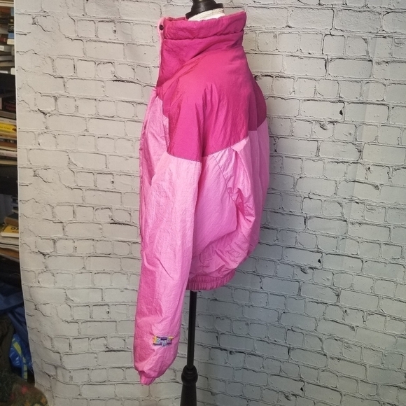 Vtg 80s Robbe Magic pink ski snow jacket barbiecore - Picture 5 of 16